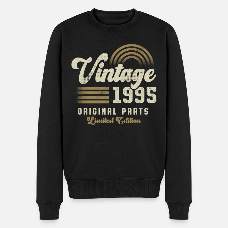Millésime 1995 Anniversaire Rétro - Pull Premium bio Homme - noir