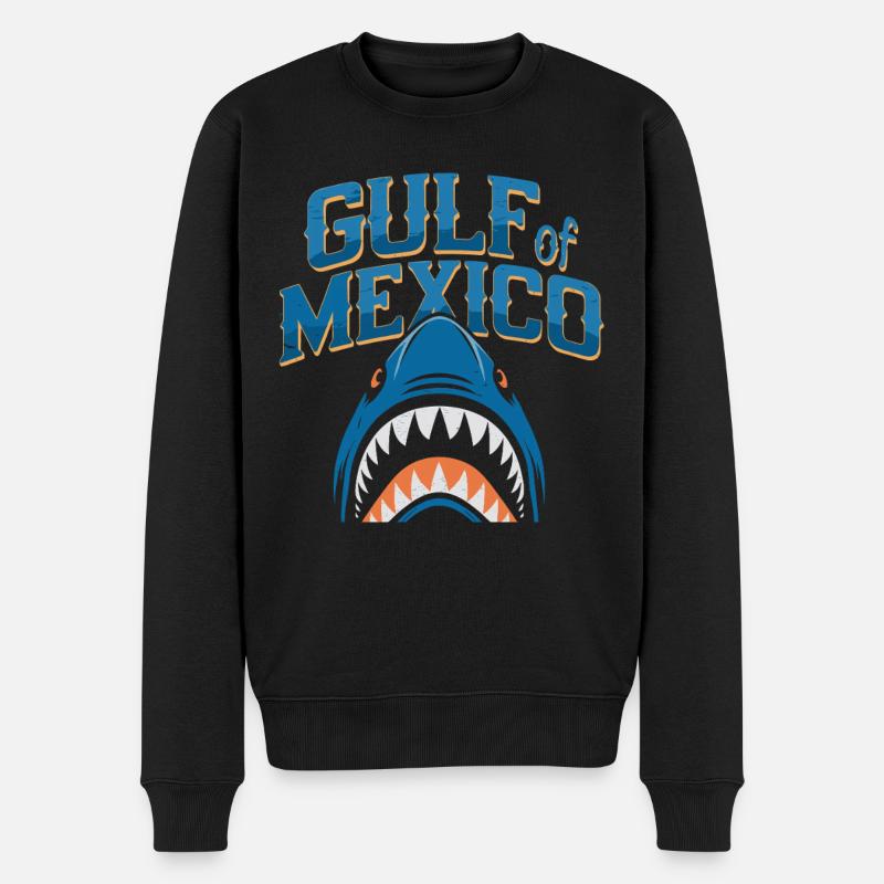 Golfe du Mexique - Pull Premium bio Homme - noir