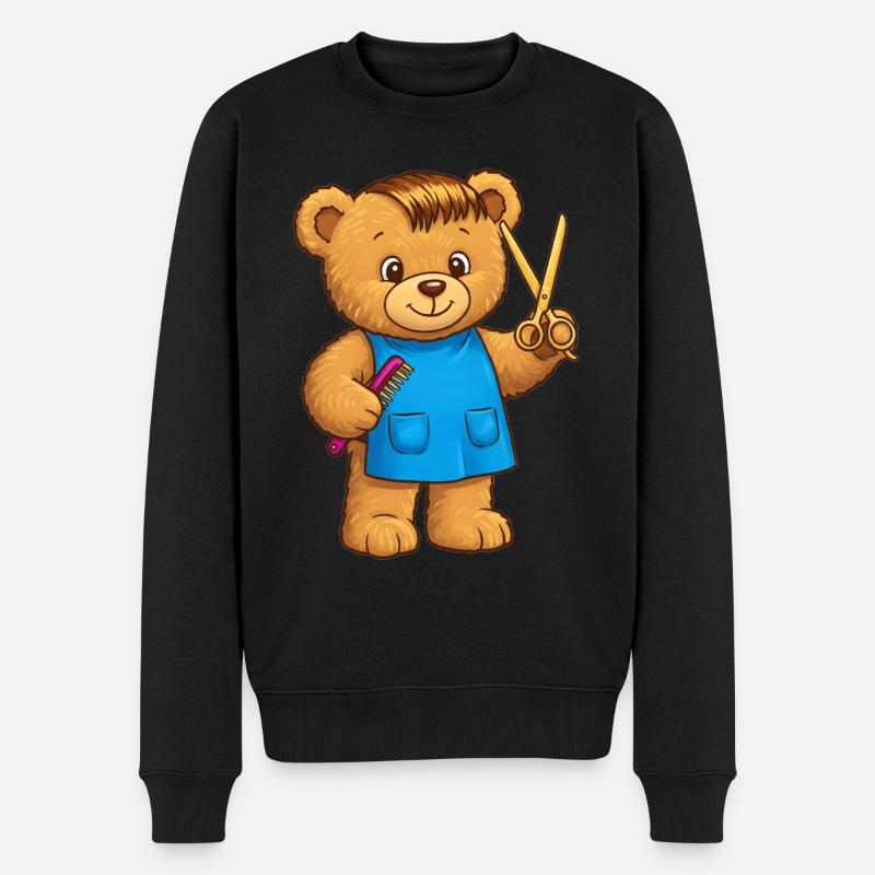 Teddy Bear Coiffeur - Pull Premium bio Homme - noir
