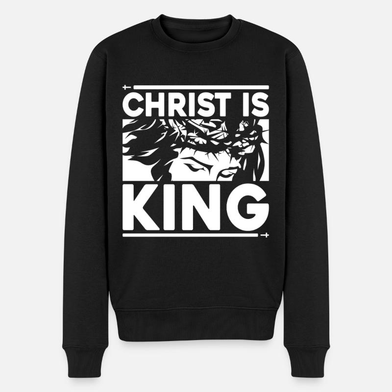 Le Christ est Roi - Pull Premium bio Homme - noir