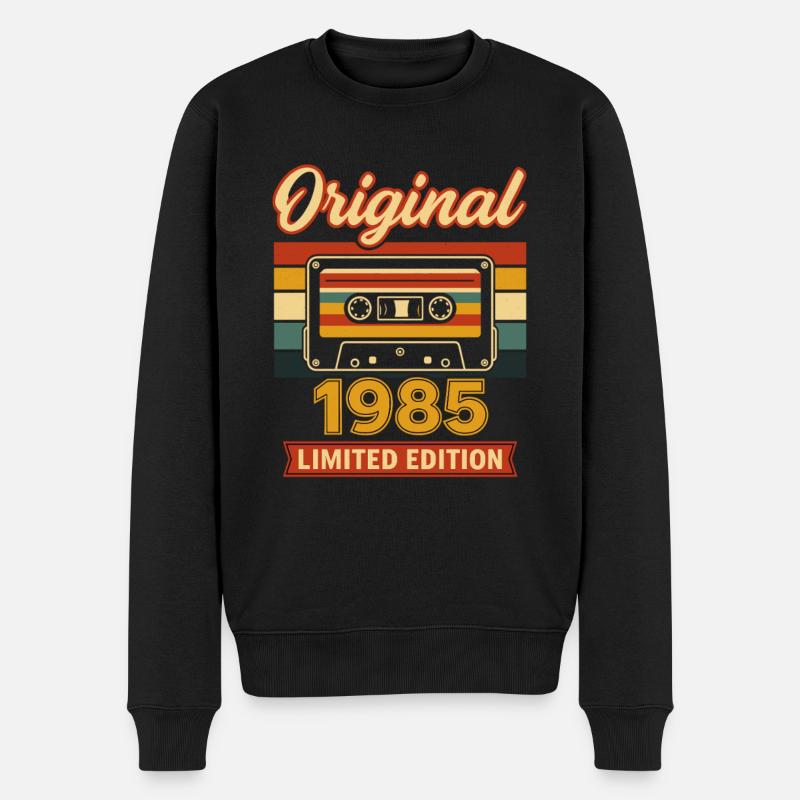 Cassette originale 1985 Legend - Pull Premium bio Homme - noir