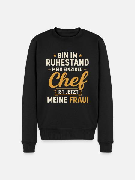 Retirement My Wife - Men's Premium Organic Jumper - black