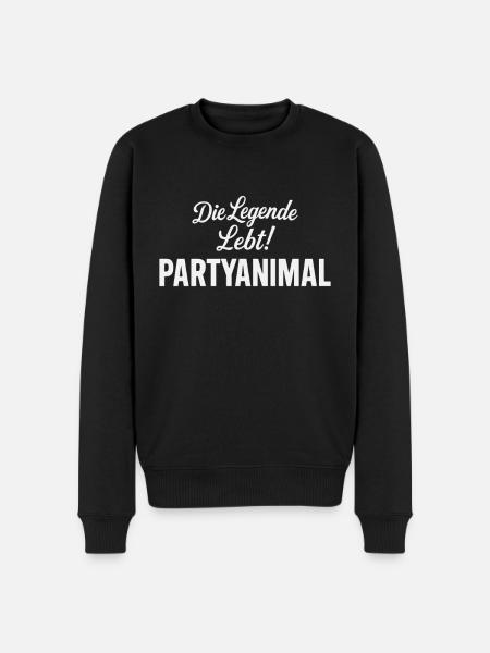Legend Party - Men's Premium Organic Jumper - black