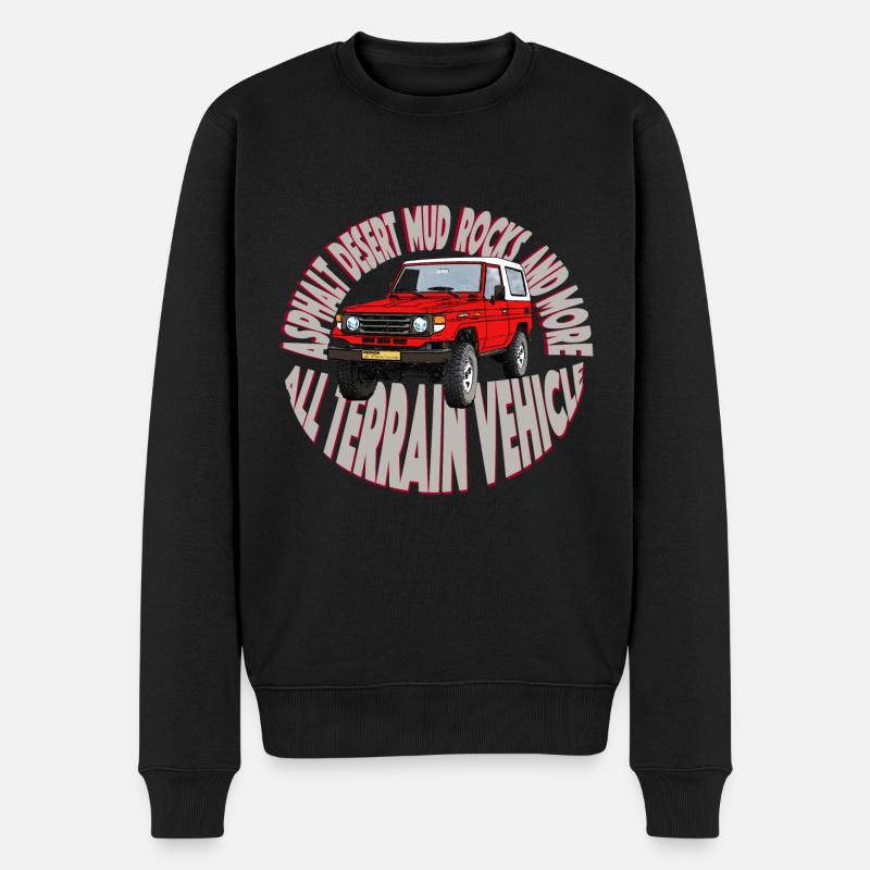 Offroader J7 RED - Pull Premium bio Homme - noir