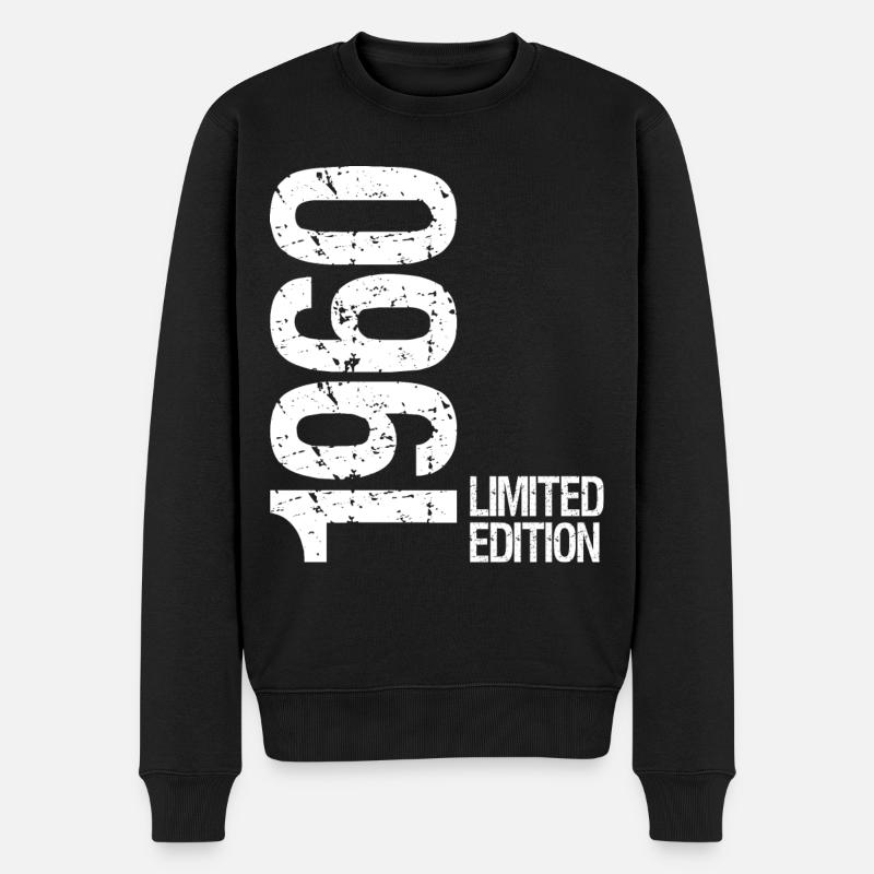 1960 limited edition - Männer Premium Bio Pullover - Schwarz