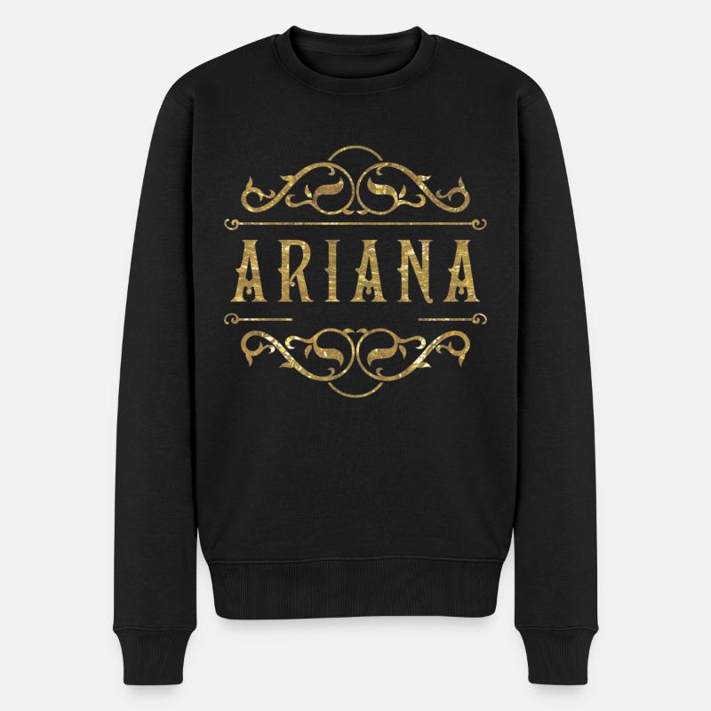 Ariana or - Pull Premium bio Homme - noir