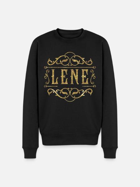 Lene gold - Men's Premium Organic Jumper - black