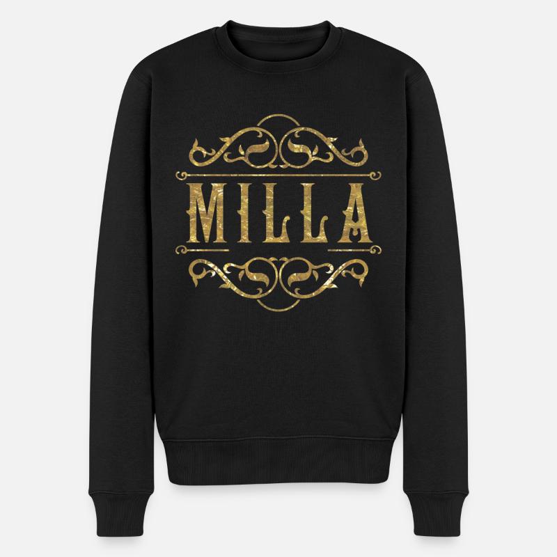 Milla or - Pull Premium bio Homme - noir