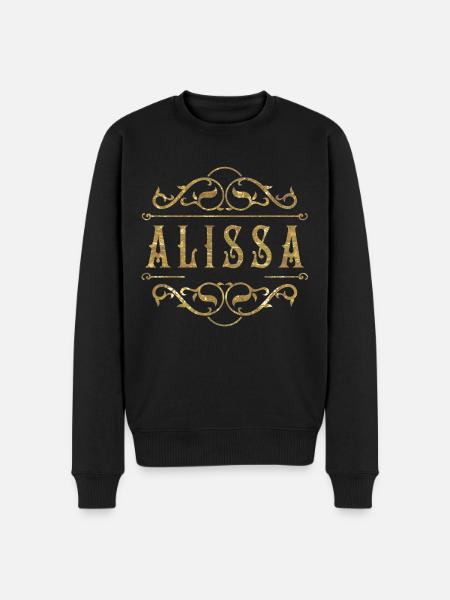 Alissa or - Pull Premium bio Homme - noir