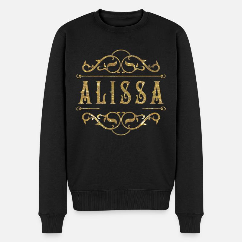 Alissa or - Pull Premium bio Homme - noir
