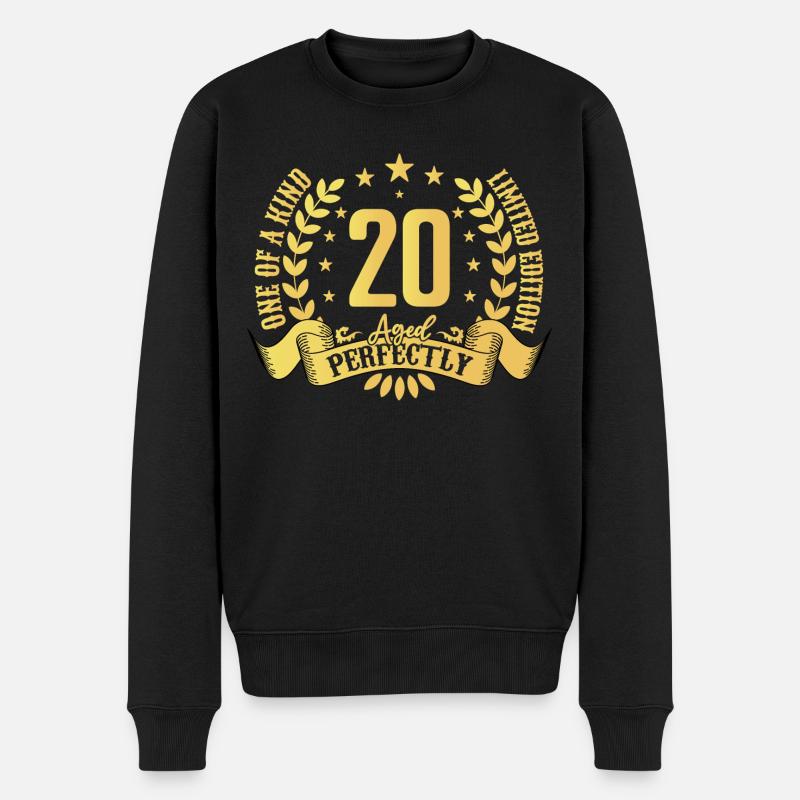 20 ans cadeau d’anniversaire 20 ans - Pull Premium bio Homme - noir