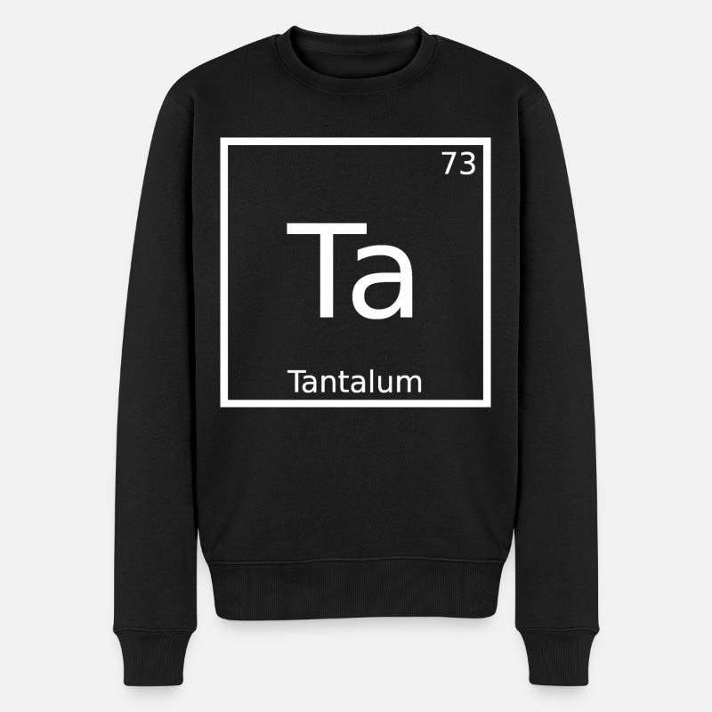 Ta Name First Name Chemistry Periodic Table Elements - Men's Premium Organic Jumper - black
