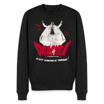 Universal Monsters Dracula Writing Red - Men's Premium Organic Jumper - black - Front - Nico (187cm)