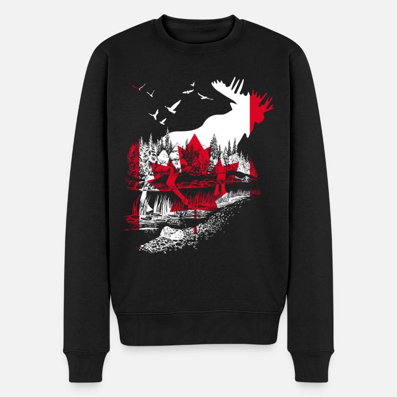 ORIGNAL CANADA - Pull Premium bio Homme - noir