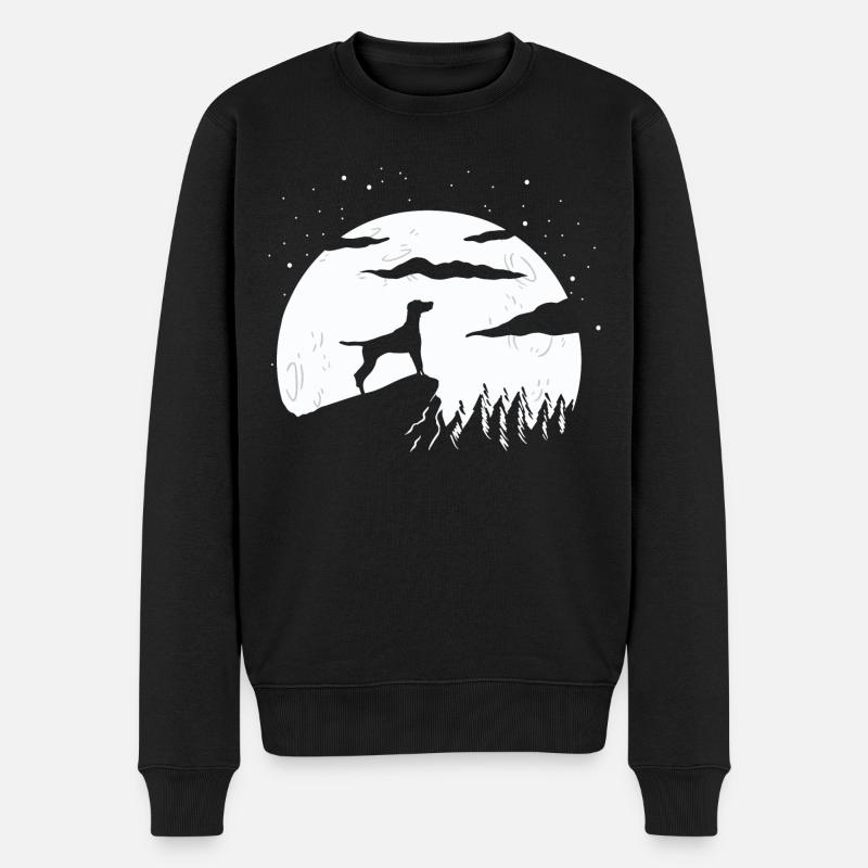 Vizsla - Pull Premium bio Homme - noir