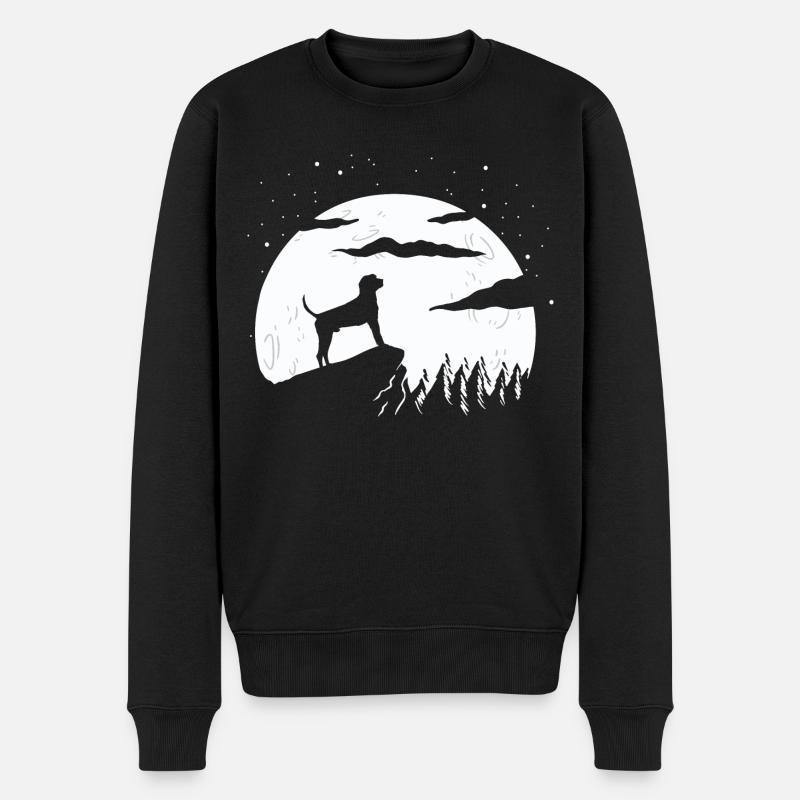 Treeing Walker Coonhound - Men's Premium Organic Jumper - black