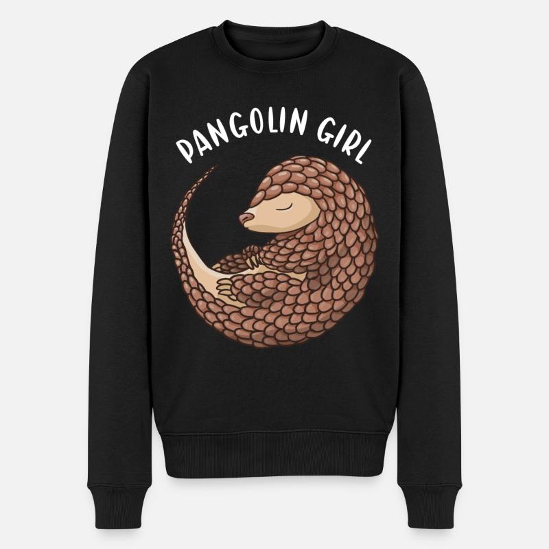 Pangolin Fille - Pull Premium bio Homme - noir