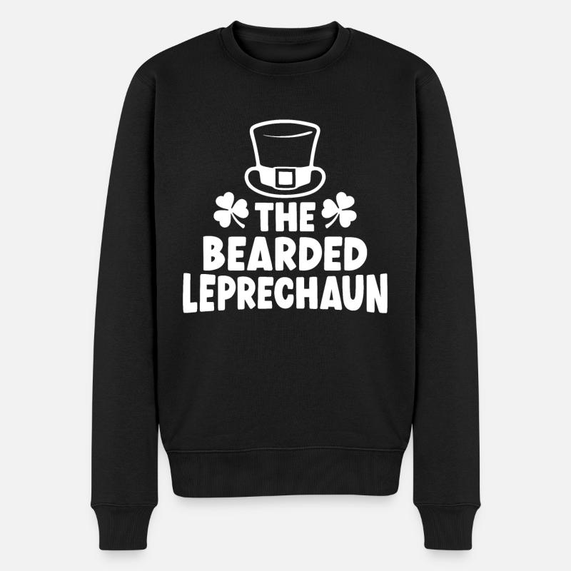 Le lutin barbu - Pull Premium bio Homme - noir