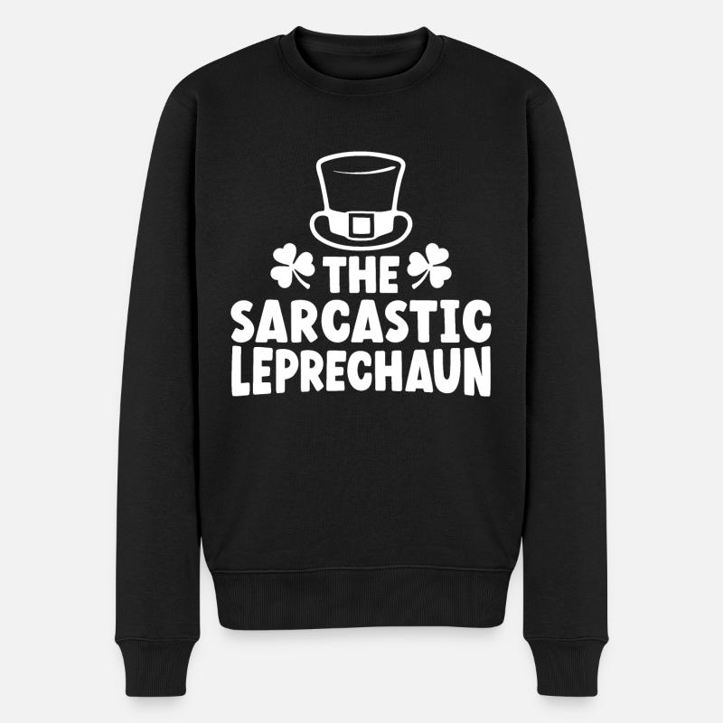 Le lutin sarcastique - Pull Premium bio Homme - noir