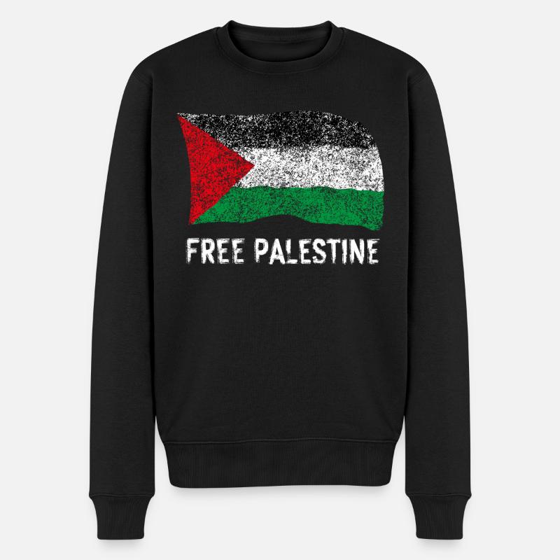 Palestine libre - Pull Premium bio Homme - noir