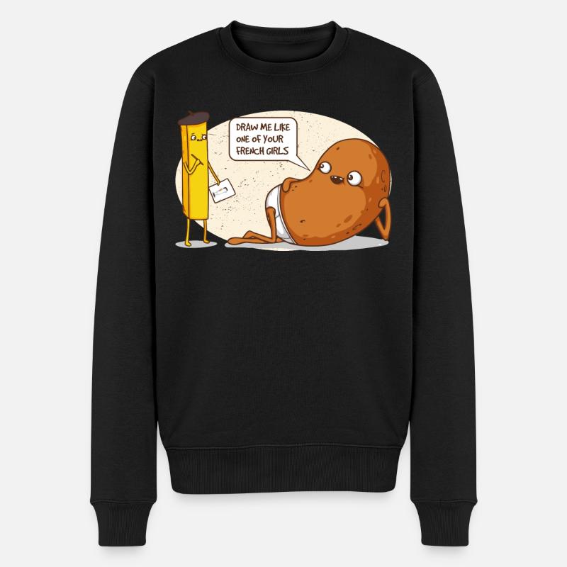 Patate - Pull Premium bio Homme - noir