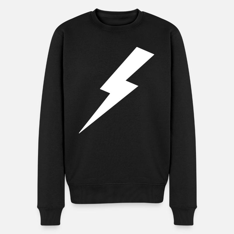 Éclair - Pull Premium bio Homme - noir