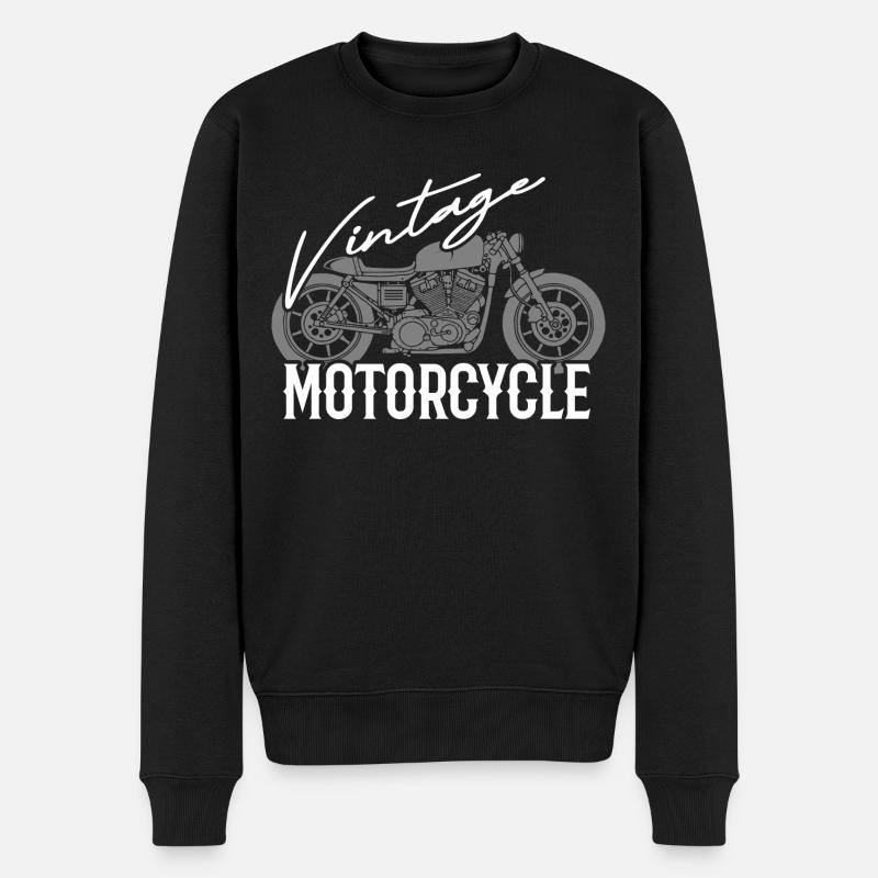 Moto d’époque - Pull Premium bio Homme - noir