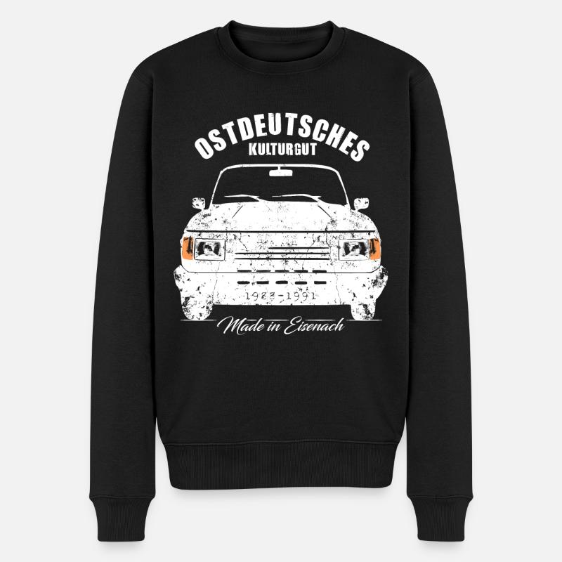 Wartburg 1.3 Classic - Ostdeutsches Kulturgut - Männer Premium Bio Pullover - Schwarz