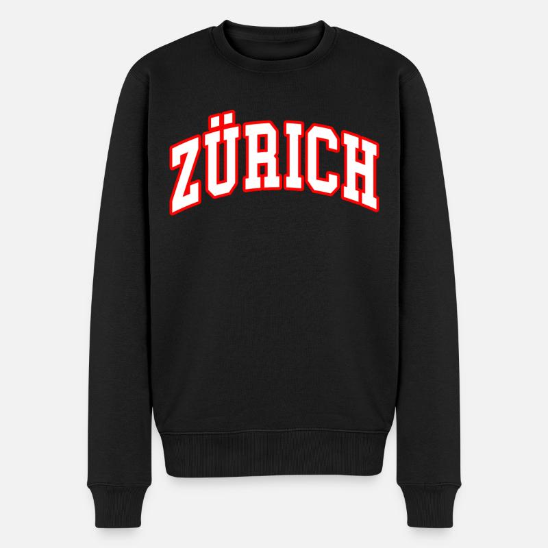 Zurich - Pull Premium bio Homme - noir