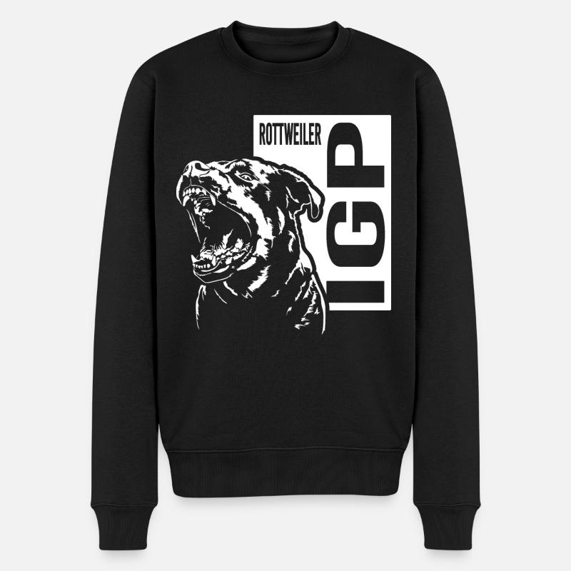 IGP Rottweiler Hundesport Hund Hunde Wilsigns - Männer Premium Bio Pullover - Schwarz