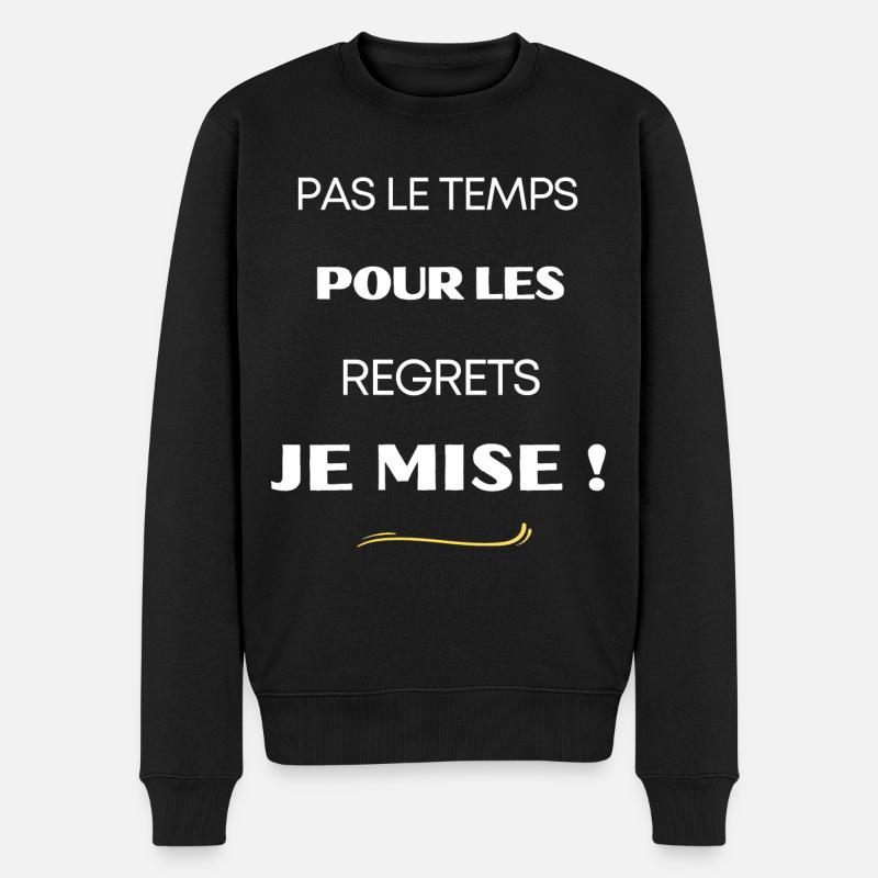 Je mise ! - Pull Premium bio Homme - noir