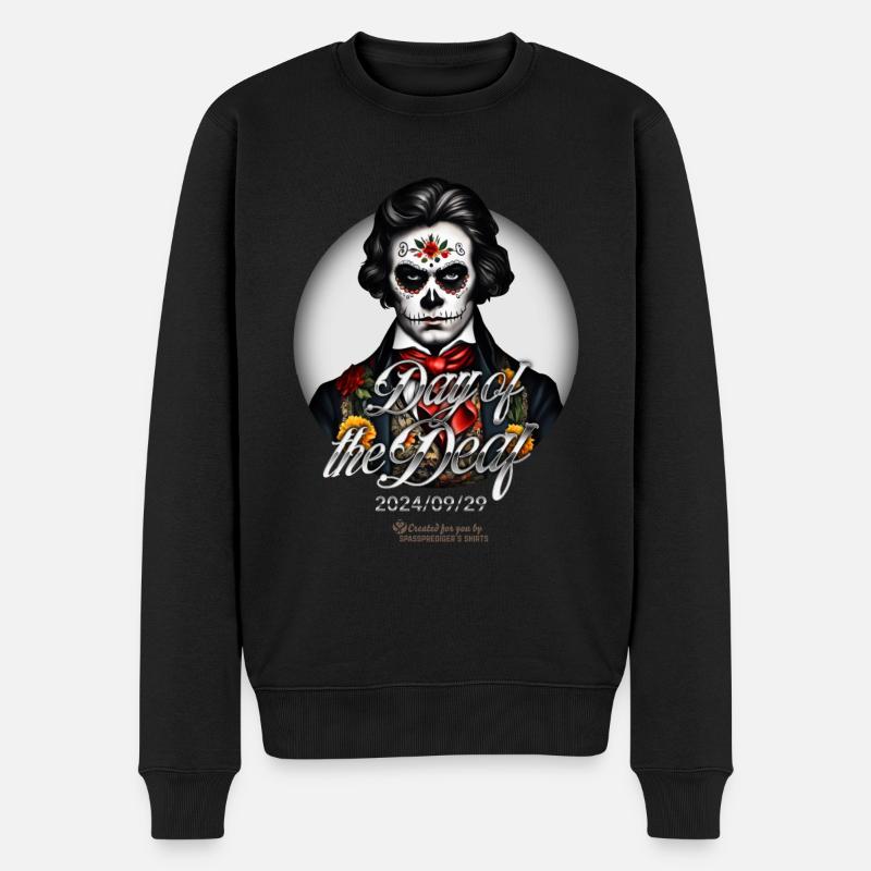 Beethoven Journée des sourds - Pull Premium bio Homme - noir