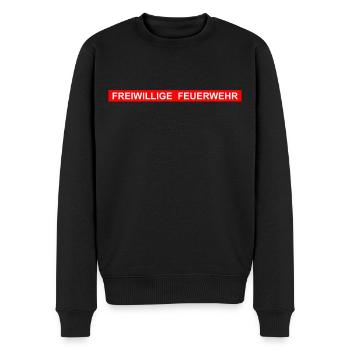 Freiwillige Feuerwehr - Männer Premium Bio Pullover - Schwarz - Vorne - Nico (187cm)