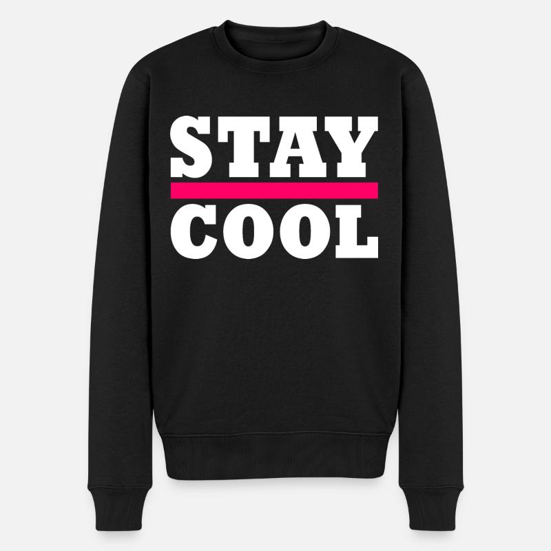 Stay cool - Pull Premium bio Homme - noir