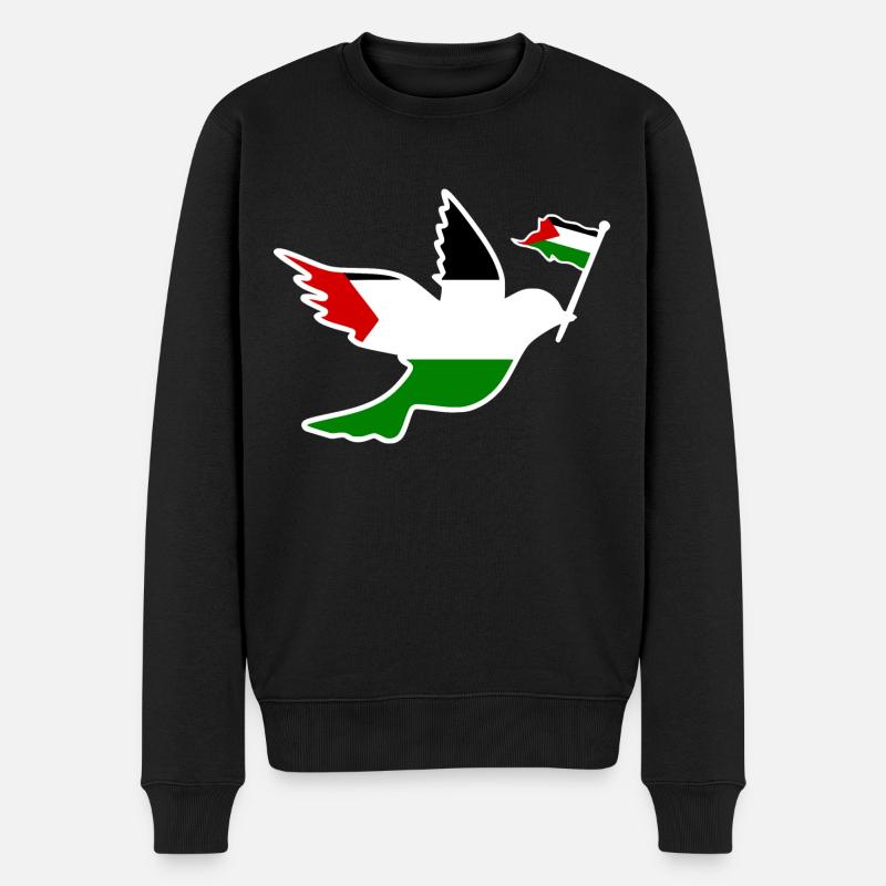 Free palestine - Pull Premium bio Homme - noir