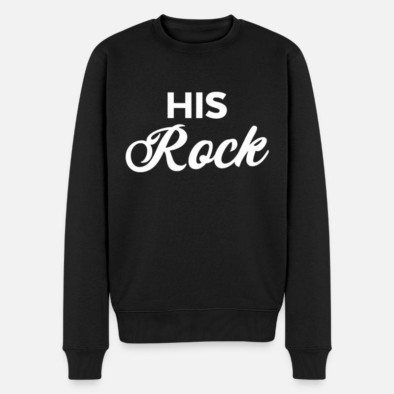 Son rocher - Pull Premium bio Homme - noir