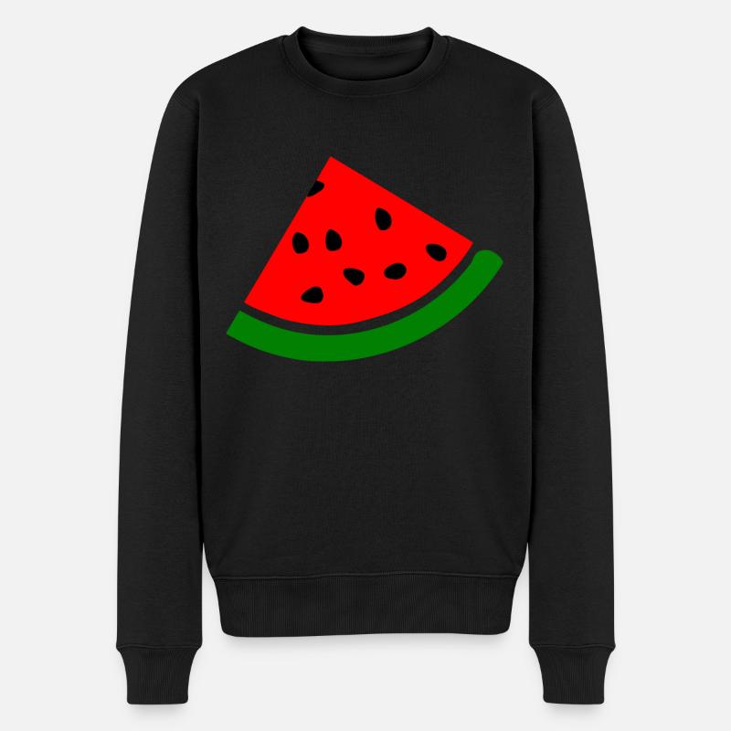 Melon pastèque - Pull Premium bio Homme - noir