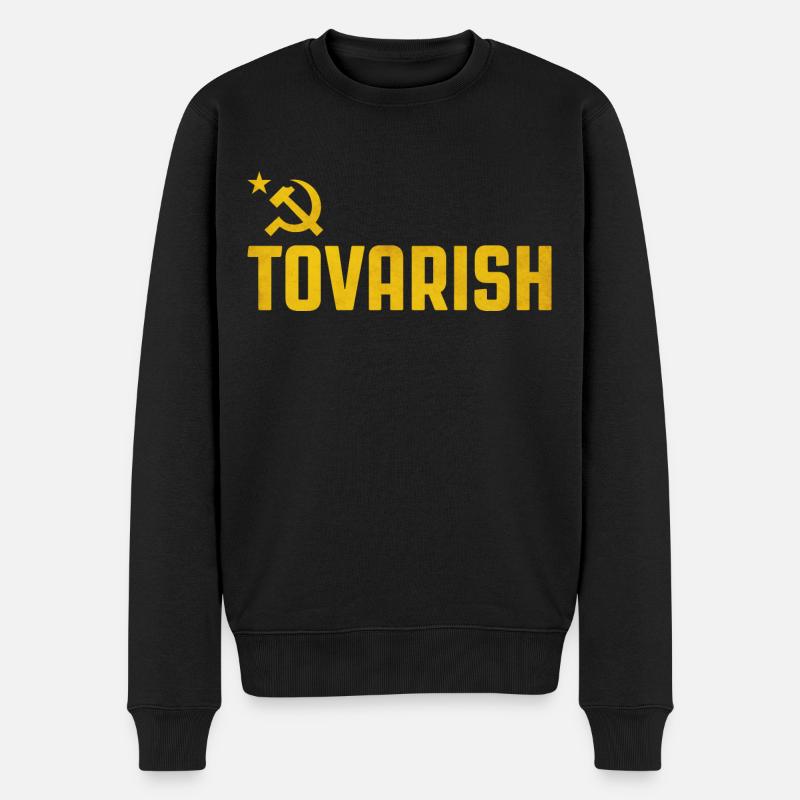 Tovarish - Pull Premium bio Homme - noir