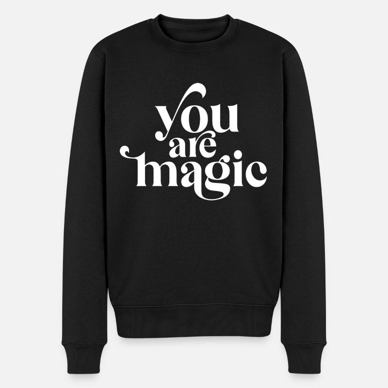 Vous êtes magique - Pull Premium bio Homme - noir