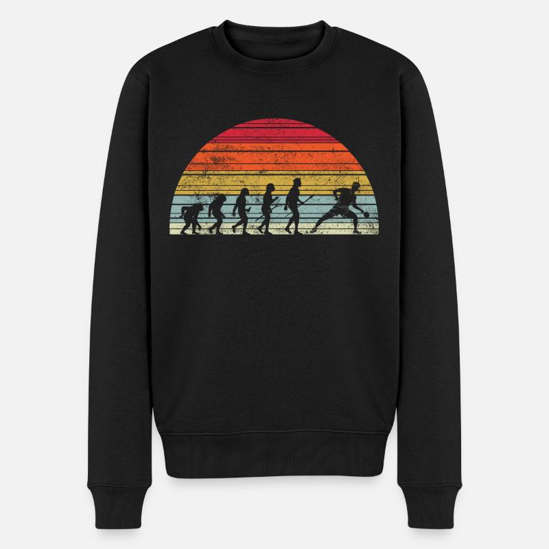 Evolution de tennis de table - Pull Premium bio Homme - noir