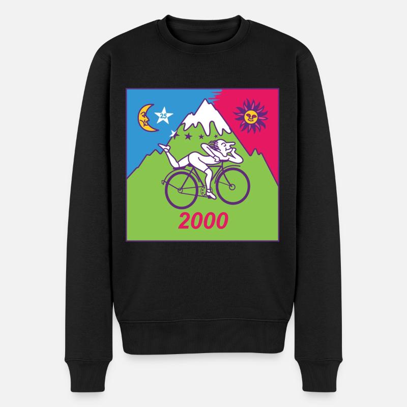 Albert Hofmann LSD 2000 - Männer Premium Bio Pullover - Schwarz