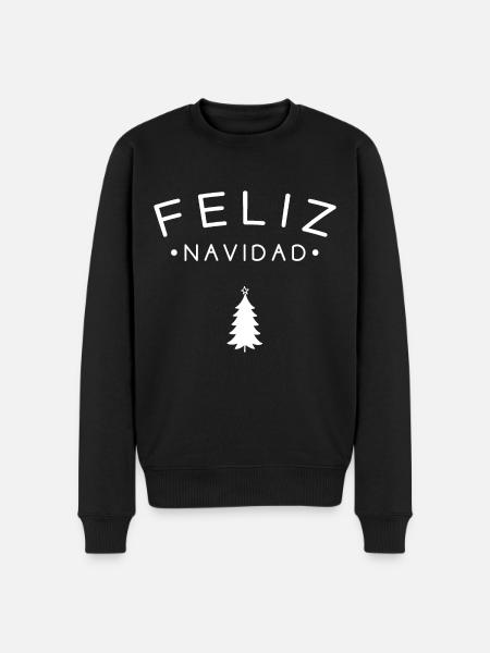 Feliz Navidad - Men's Premium Organic Jumper - black