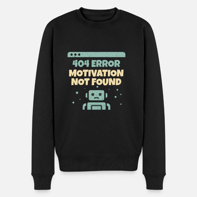 Motivation introuvable - Pull Premium bio Homme - noir