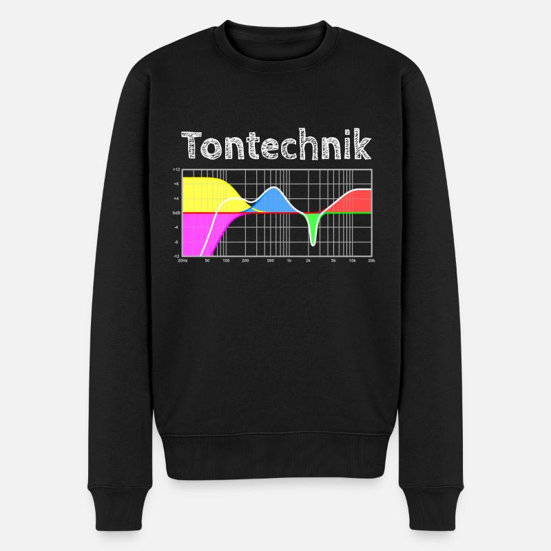 Tontechnik - Parametrischer Equalizer - Männer Premium Bio Pullover - Schwarz