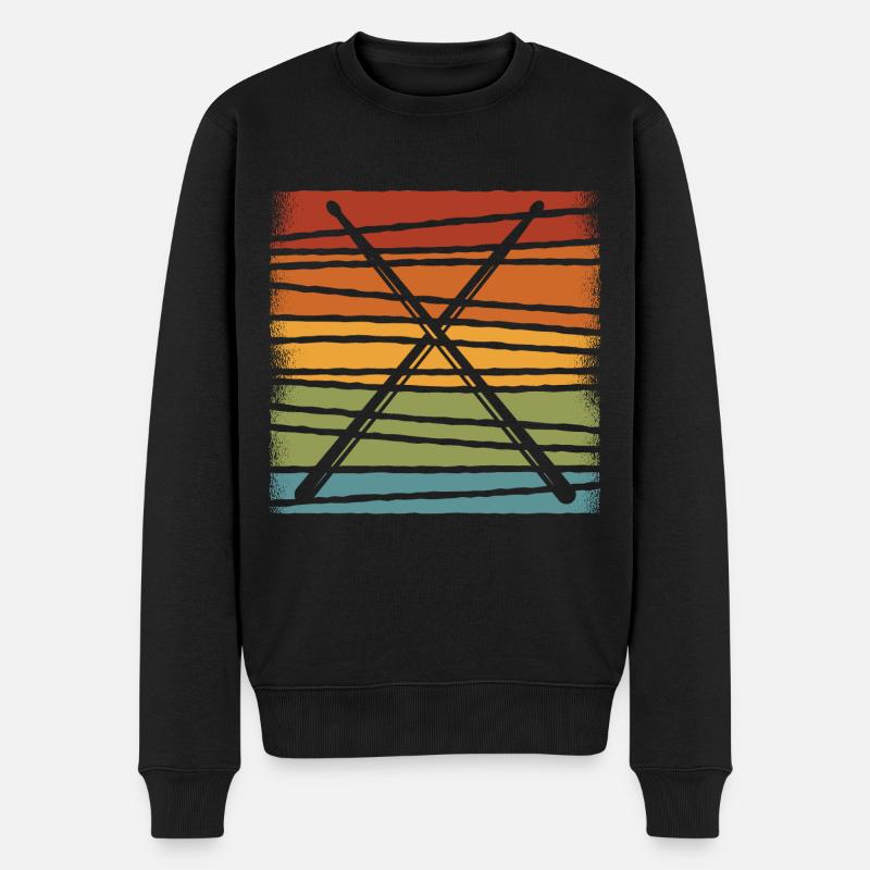 Batteries - Pull Premium bio Homme - noir