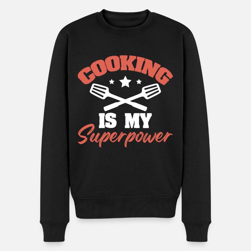 cuisine superpuissance - Pull Premium bio Homme - noir