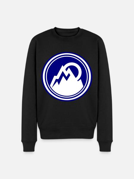 Mountains Nature Icon Mountains - Men's Premium Organic Jumper - black