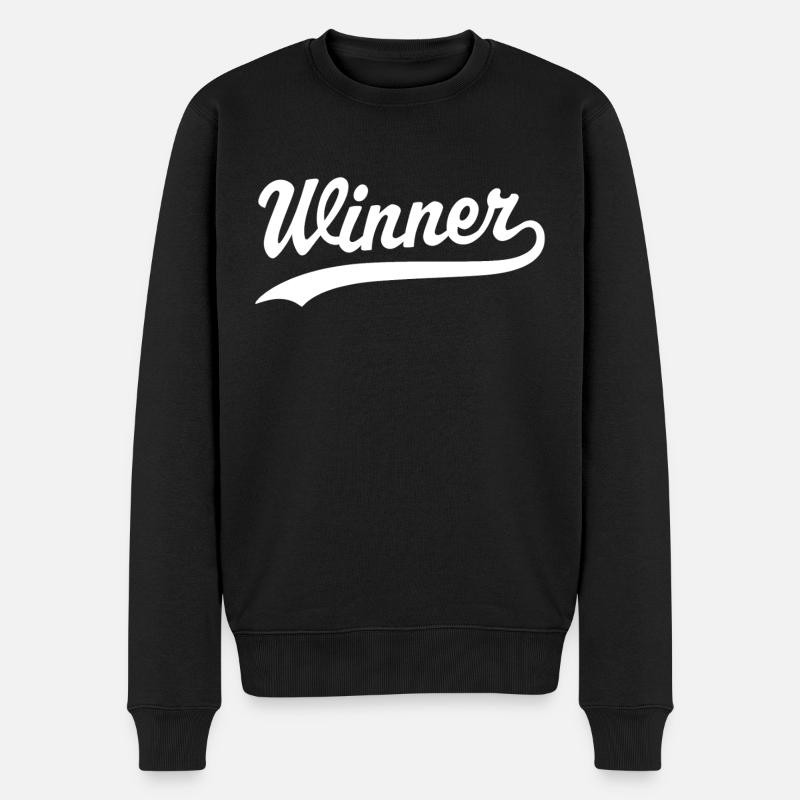 Gagnant - Pull Premium bio Homme - noir