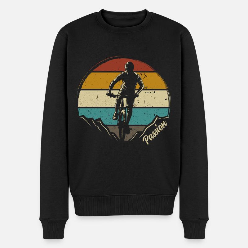 Vélo VTT VTT Vtt - Pull Premium bio Homme - noir