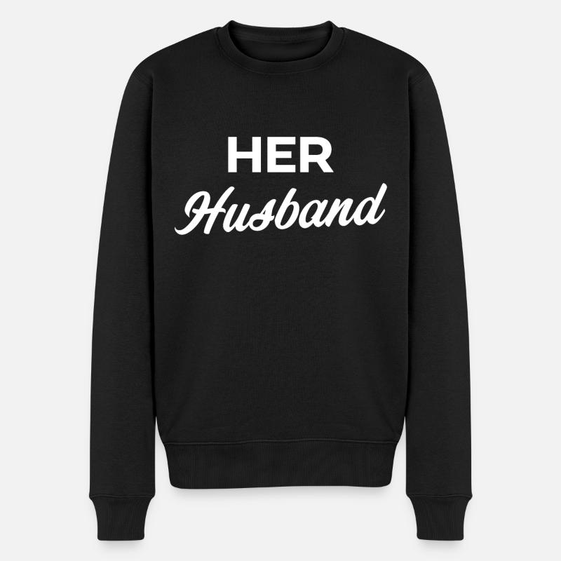 Son mari - Pull Premium bio Homme - noir